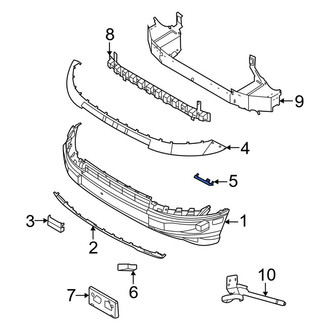 Ford OE - Front Left Bumper Cover Reinforcement