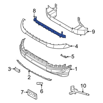 Ford OE - Front Bumper Impact Absorber