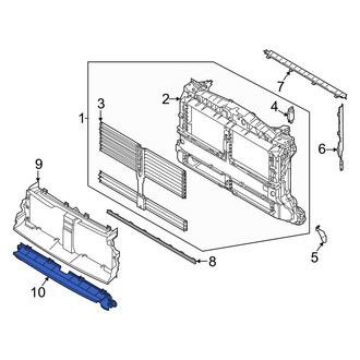 Ford OE - Front Lower Radiator Support Air Deflector