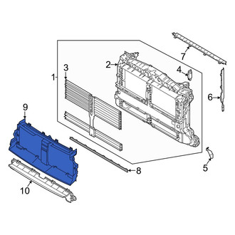 Ford OE - Front Center Radiator Support Air Duct