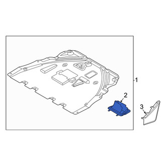 Ford OE - Front Lower Radiator Support Air Duct