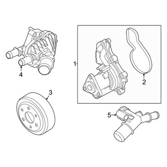 Ford OE - Cooling - Water Pump (1.5L)