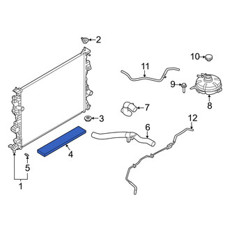 Ford OE - Lower Radiator Air Seal