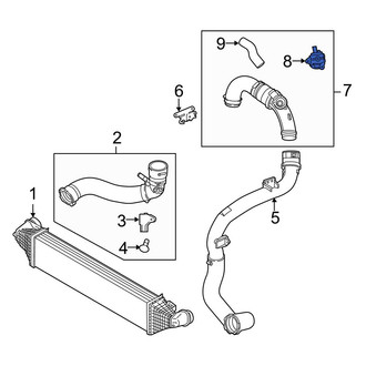 Ford OE - Turbocharger Boost Pressure Relief Valve