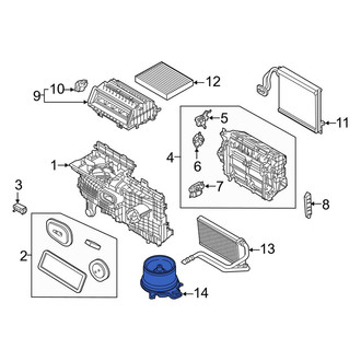 Ford OE - HVAC Blower Motor