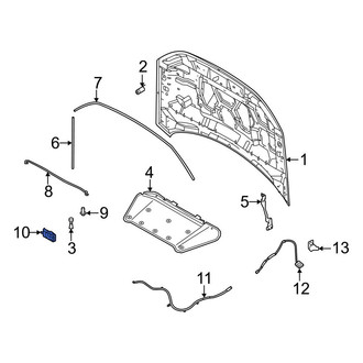 Ford OE - Front Hood Latch