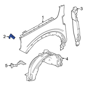 Ford OE - Left Fender Bracket