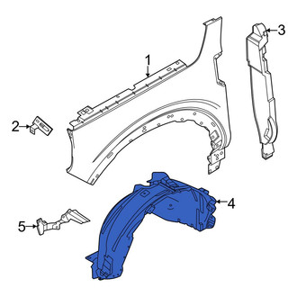 Ford OE - Front Left Fender Splash Shield