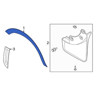 Ford OE - Rear Right Wheel Arch Molding