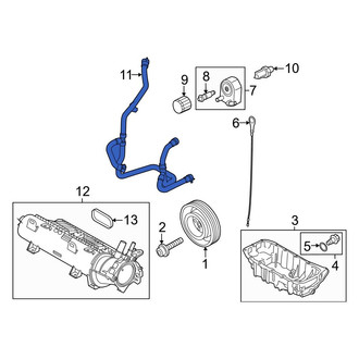 Ford OE - Lower Radiator Coolant Hose