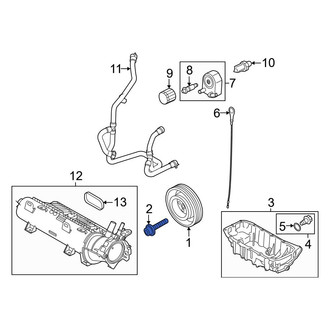 Ford OE - Engine Crankshaft Pulley Bolt