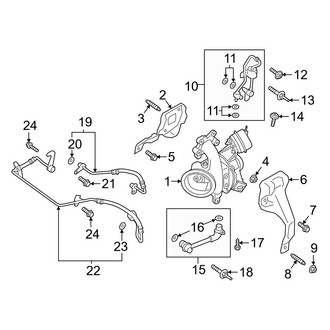 Ford OE - Engine / Transaxle - Turbocharger & Components (1.5L)