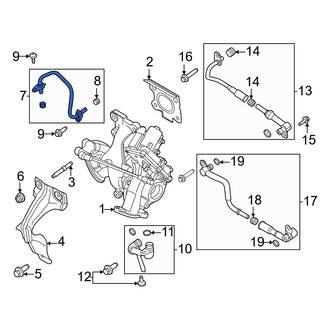 Ford OE - Turbocharger Oil Line