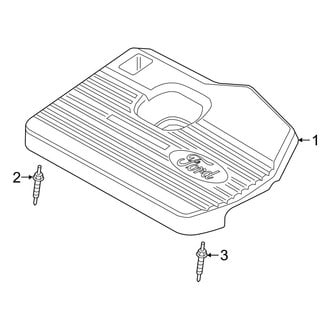 Ford OE - Engine / Transaxle - Engine Appearance Cover (2.0L)