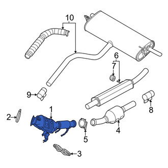 Ford OE - Front Catalytic Converter