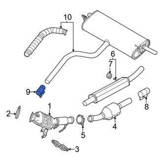 Ford OE - Catalytic Converter Clamp