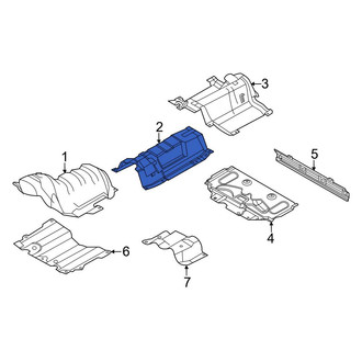Ford OE - Center Upper Floor Pan Heat Shield
