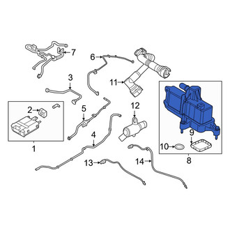 Ford OE - Right Vapor Canister Purge Valve Assembly