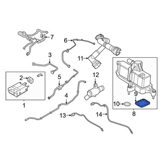 Ford OE - Left Vapor Canister Purge Valve Assembly Gasket