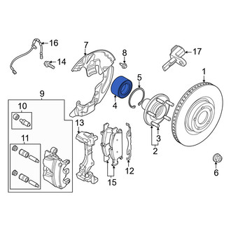 Ford OE - Front Wheel Bearing