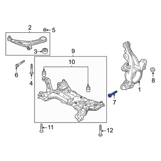 Ford OE - Rear Lower Suspension Control Arm Bolt