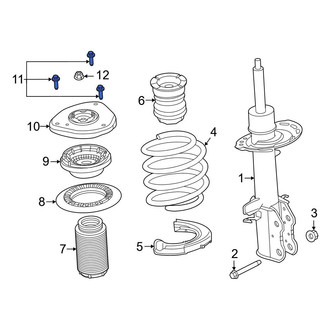 Ford OE - Suspension Strut Mount Bolt