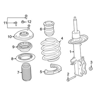 Ford OE - Front Suspension - Struts & Components