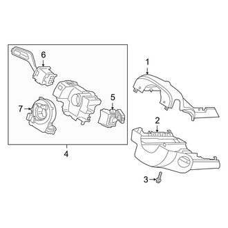 Ford OE - Steering Column - Shroud, Switches & Levers