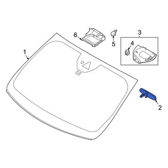 Ford OE - Front Interior Rear View Mirror