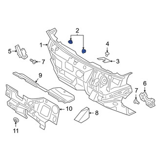 Ford OE - Sound Absorber Clip