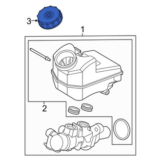 Ford OE - Brake Master Cylinder Reservoir Cap