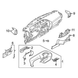 Ford OE - Instrument Panel Components