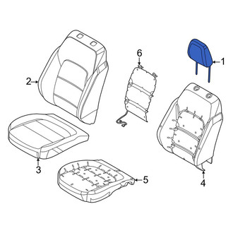 Ford OE - Front Left Headrest