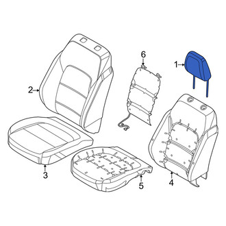 Ford OE - Front Right Headrest
