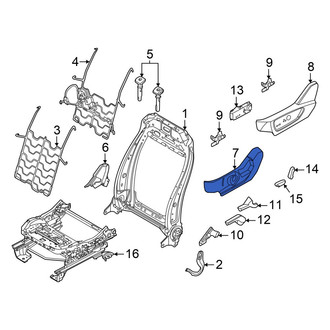 Ford OE - Front Left Outer Seat Trim Panel