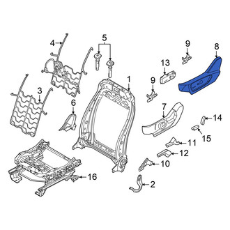Ford OE - Front Left Outer Seat Trim Panel
