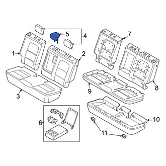 Ford OE - Front Left Headrest