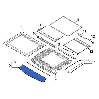 Ford OE - Front Sunroof Molding