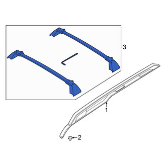 Ford OE - Roof Luggage Carrier Cross Rail