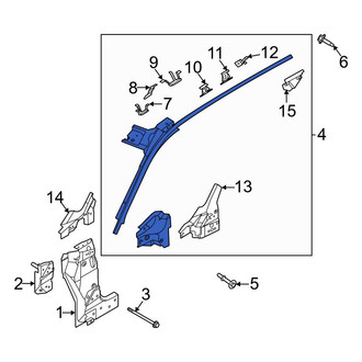 Ford OE - Right Body A-Pillar