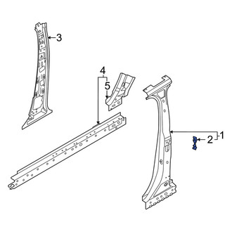 Ford OE - Front Door Lock Striker Plate