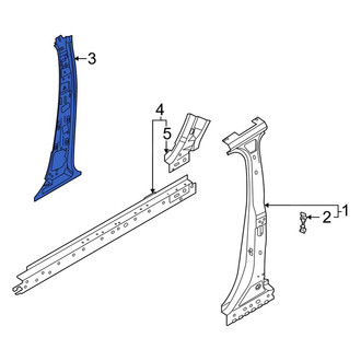 Ford OE - Left Body B-Pillar Reinforcement