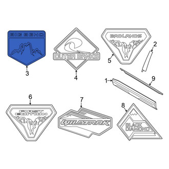Ford OE - Front Door Emblem