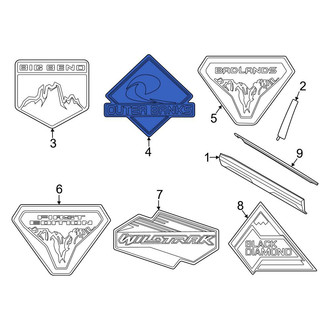 Ford OE - Front Door Emblem