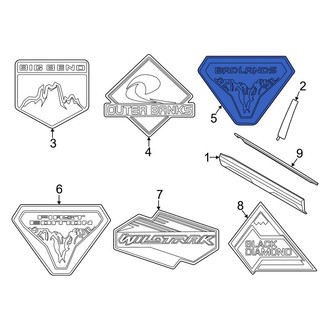 Ford OE - Front Door Emblem