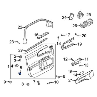 Ford OE - Lower Door Interior Trim Panel Retainer