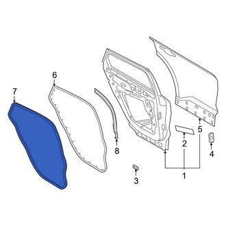 Ford OE - Rear Right Inner Door Seal
