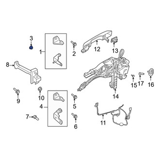 Ford OE - Hood Hinge Nut