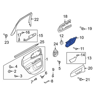 Ford OE - Rear Right Inner Interior Door Handle