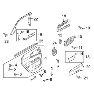 Ford OE - Rear Door - Interior Trim